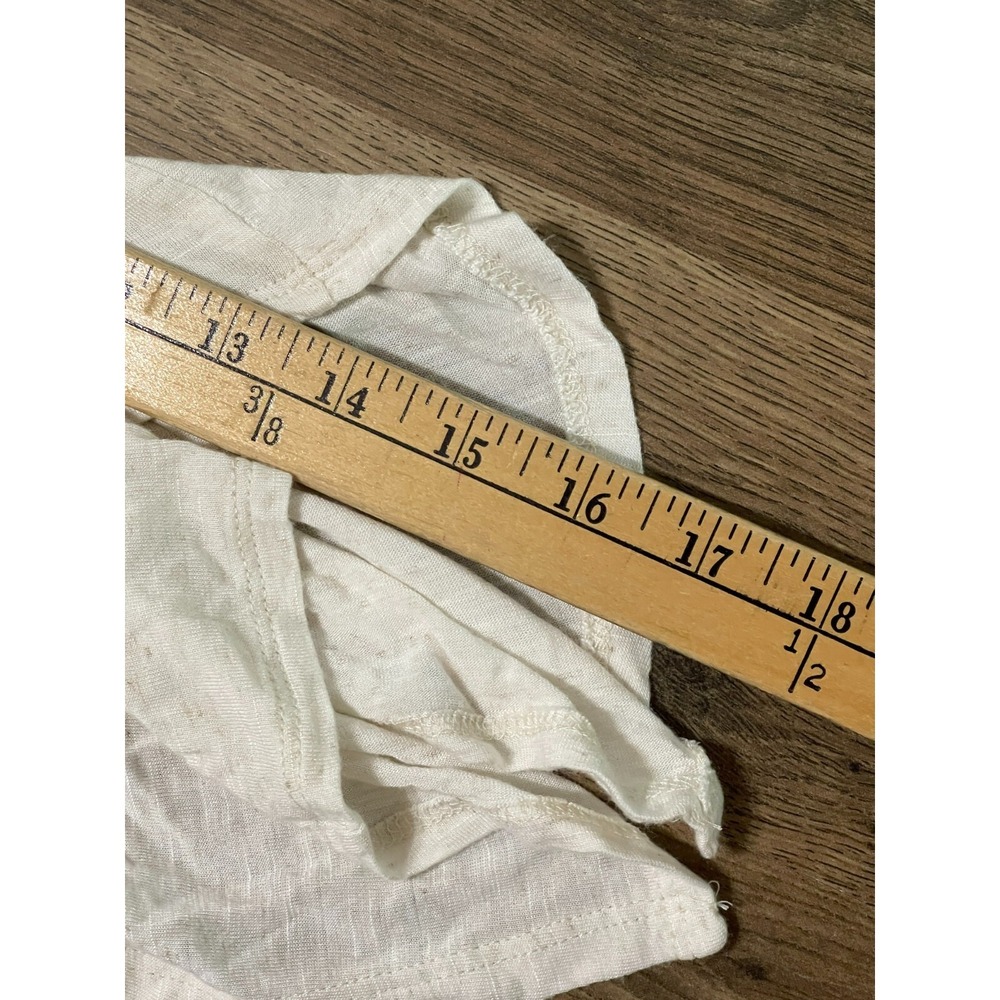 AGB Shawl, Women's Size Medium, White, Sleeveless, Lightweight - Picture 4 of 8